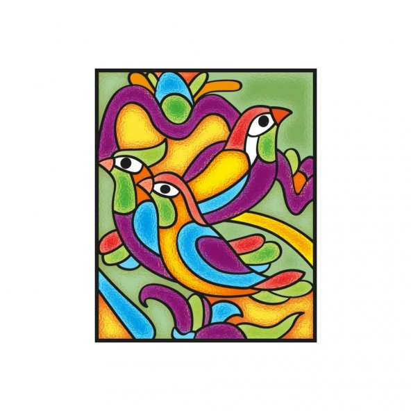 5001 KumToys Cam Vitray - Glass Painting / +6 yaş - 2