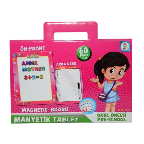 LC7164 Laço, Manyetik Tablet Pembe - 5