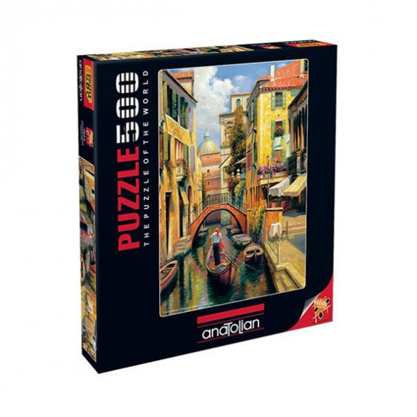 3543 Venedikte Pazar 500 Parça Puzzle -Anatolian