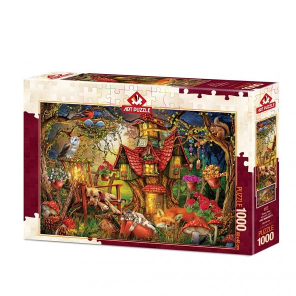 5177 Art Puzzle Miskinlik Vakti 1000 Parça Puzzle