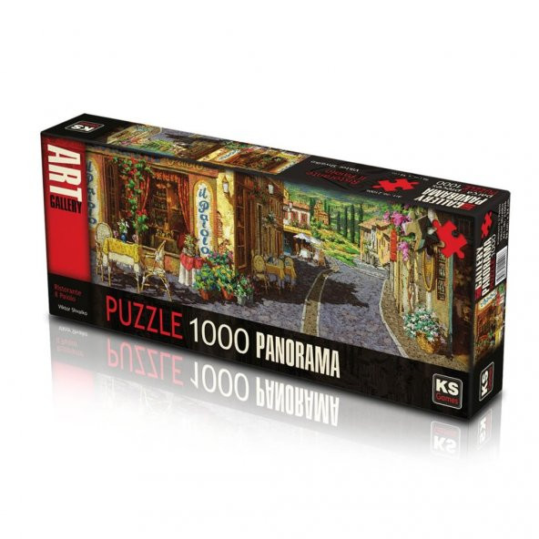 21006 Panoramik Ristotant 1000 Parça Puzzle -KS Puzzle