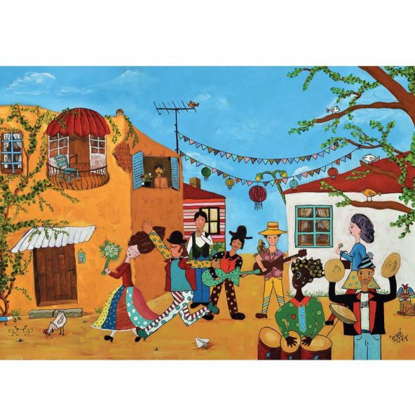 20589 Pueblo 1000 Parça Puzzle -KS Puzzle - 4