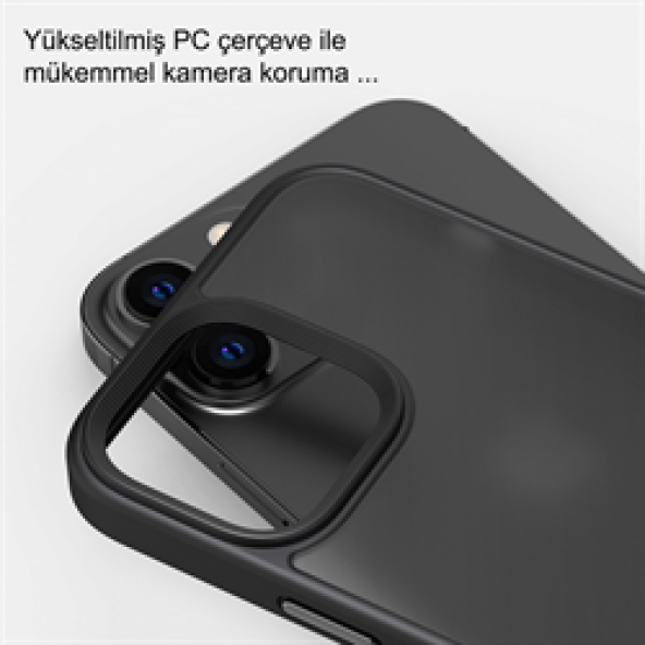 SPADA IPHONE 13 PANZER SİYAH KAPAK - 2