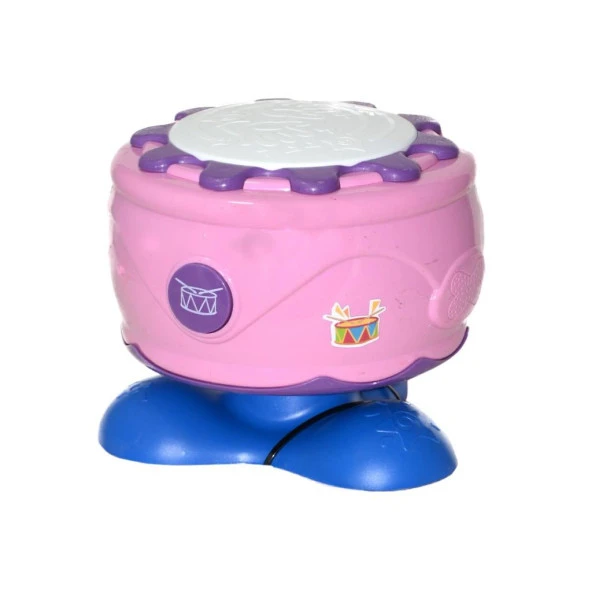 URT009-02 Pilli Işıklı Kaya Davul Pembe / +18 ay - 6