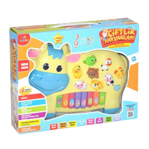 CNL-2222-2223 Türkçe Piano Çiftlik Hayvanları - 5