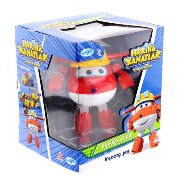 Harika Kanatlar Dönüşen Figür İnşaatçı Jett - 2