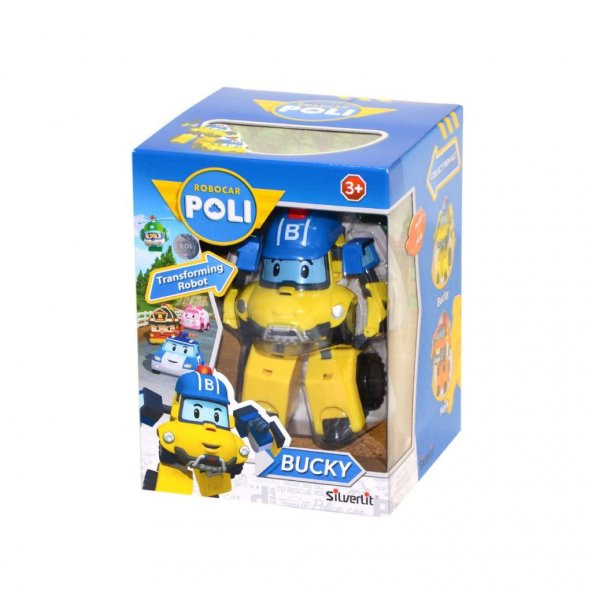 POLI/83308 Robocar Poli Hareketli Figür Bucky-Necotoys - 3