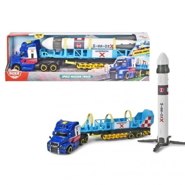 203747010 Dickie, Sesli ve Işıklı Uzay Görev Kamyonu 41 cm