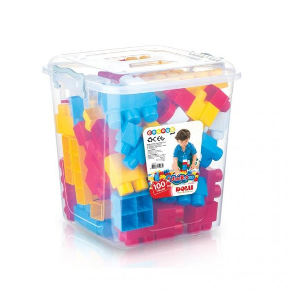 5063 Sandıkta Mega Blok 100 Parça -Dolu - 4
