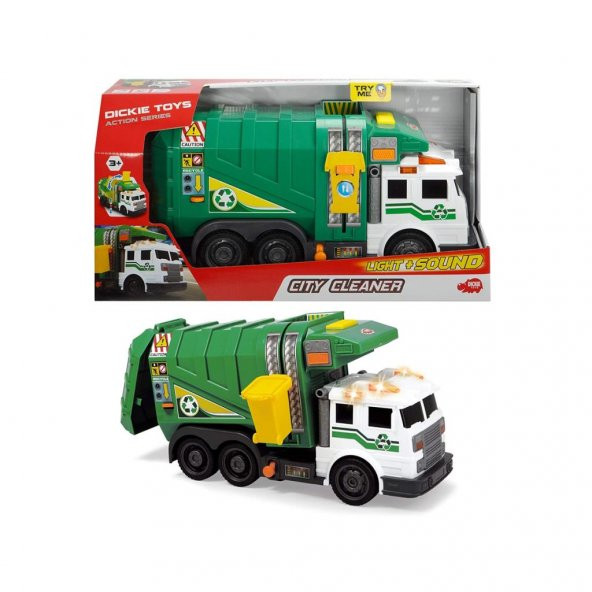 203308378 Dickie, Sesli ve Işıklı Şehir Temizleyici 35 cm