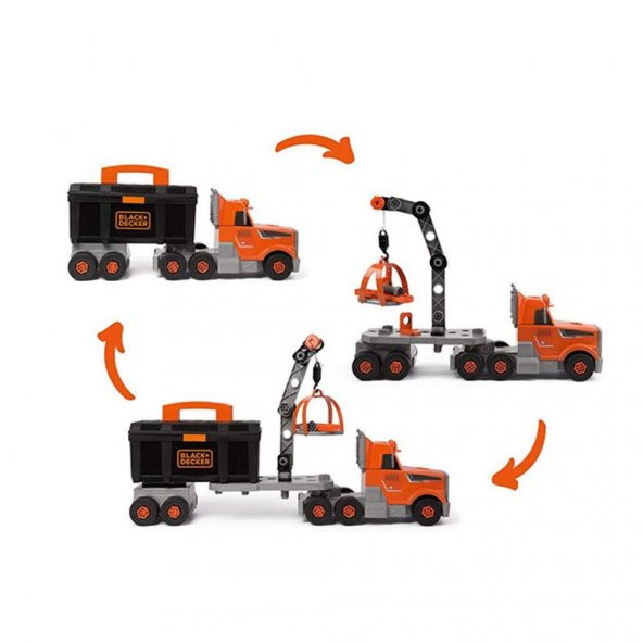 7600360175 Black Decker Brikolo Kamyon -Smoby - 3