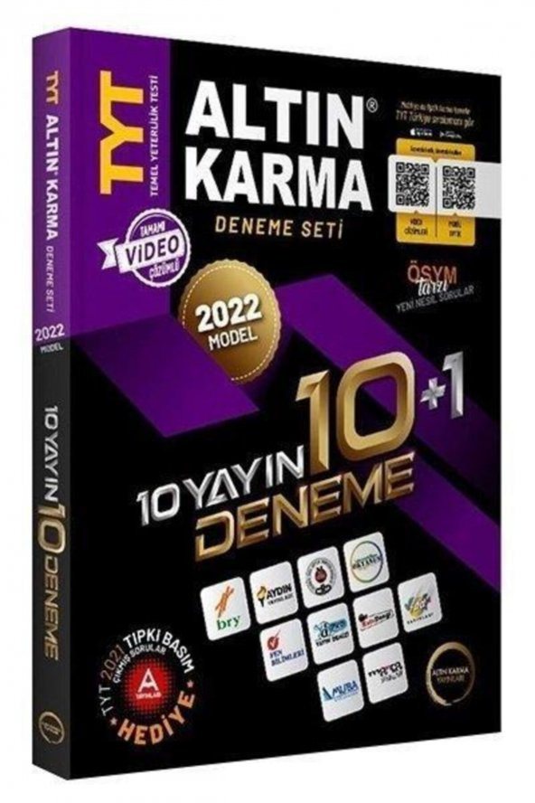 2022 Yks Tyt 10+1 Deneme Seti Yayınları ürün görseli 1