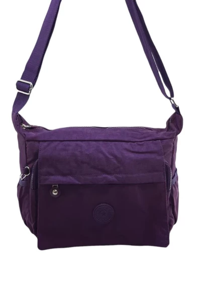 Kadın Postacı Omuz Okul Çantası Klinkır Çapraz Askılı Çok Cepli Yağmur Geçirmez Hafif Kumaş Farklı Renk Seçenekleri 571 - 7