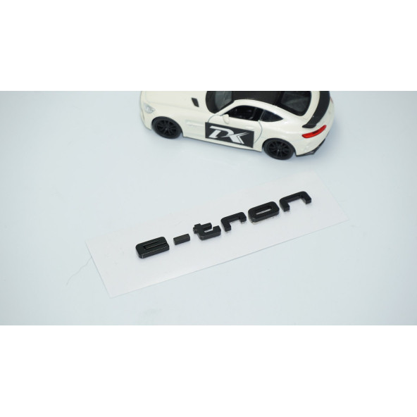 DK Tuning e-tron Bagaj Siyah Yazı Logo Audi İle Uyumlu - 2