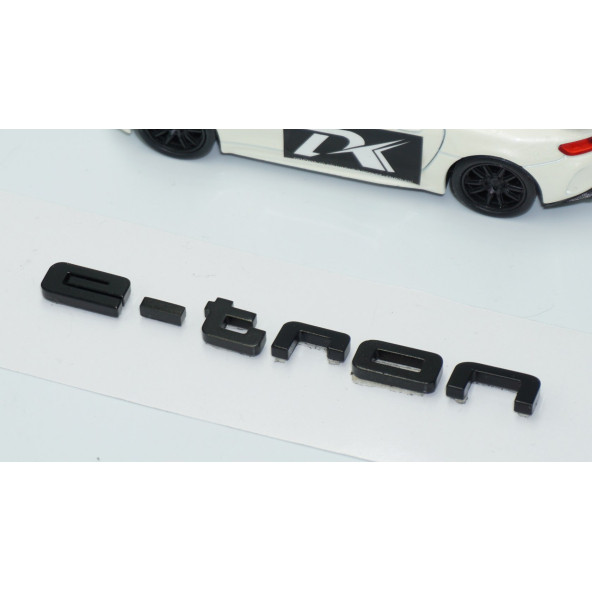 DK Tuning e-tron Bagaj Siyah Yazı Logo Audi İle Uyumlu - 3
