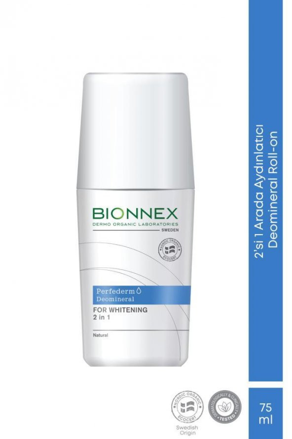 BIONNEX Perfederm Roll-On Deomineral Beyazlatıcı Etkili 75 ml