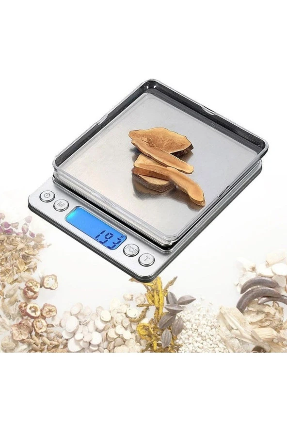 CROWN DİJİTAL MUTFAK TERAZİSİ PROFESYONEL TARTI 0.01GR HASSAS TERAZİ - 2