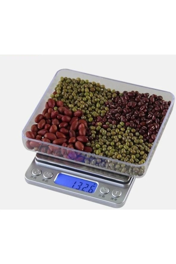 CROWN DİJİTAL MUTFAK TERAZİSİ PROFESYONEL TARTI 0.01GR HASSAS TERAZİ - 4