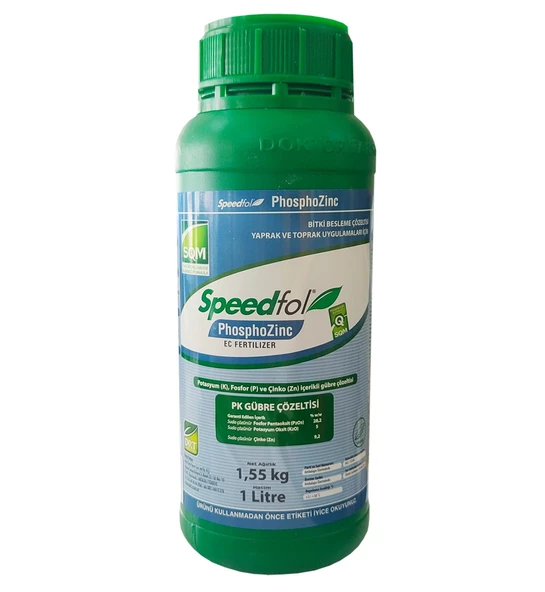 Doktor Tarsa Speedfol PhosphoZinc 1lt PK Gübre Çözeltisi Potasyum Çinko Fosfor