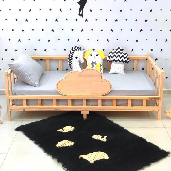 Markaawm Montessori Yatak Bulut Karyola Çocuk ve Bebek Beşiği - 4