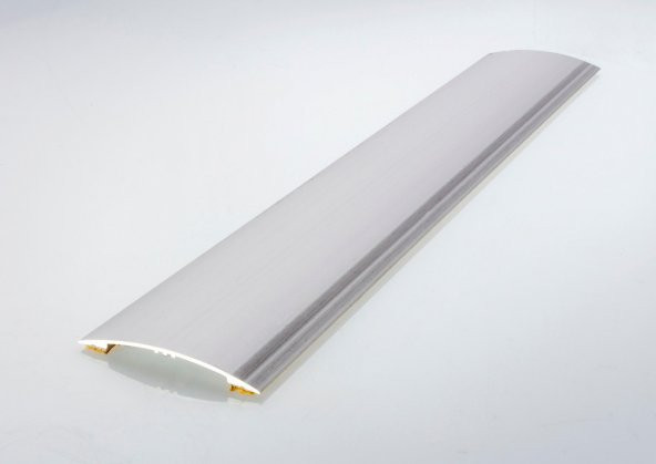 (3 ADET) Alüminyum Kapı Eşik Profili Parke Çıtası Kapı Eşiği MAT GÜMÜŞ  35MMX90CM - 2