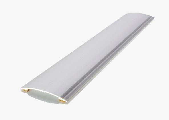 (3 ADET) Alüminyum Kapı Eşik Profili Parke Çıtası Kapı Eşiği MAT GÜMÜŞ  35MMX90CM - 5