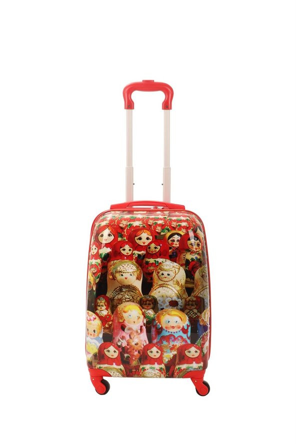 MÇS Baskılı Abs Çocuk Valizi V307 - 9