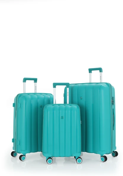 Mçs Üçlü Polipropilen Valiz Seti V305 - 12