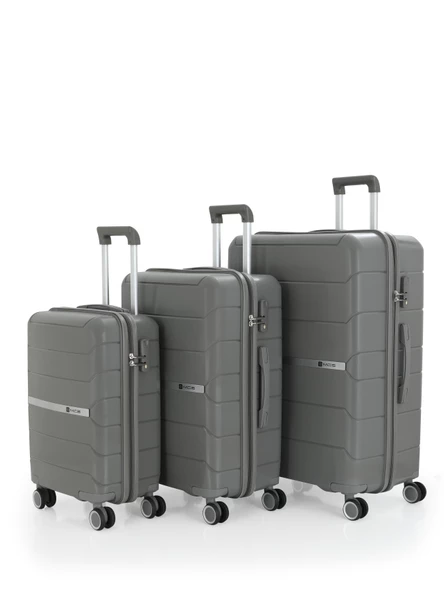 Mçs Üçlü Polipropilen Valiz Seti V366 - 6