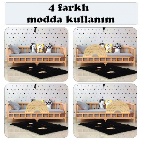 Markaawm Gökkuşağı Montessori Yatak 90x190 Çocuk Karyola - 2