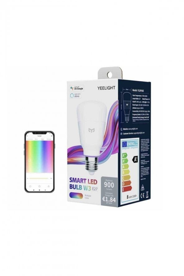 Xioami Smart Led Bulb W3 Rgb Akıllı Led Ampül