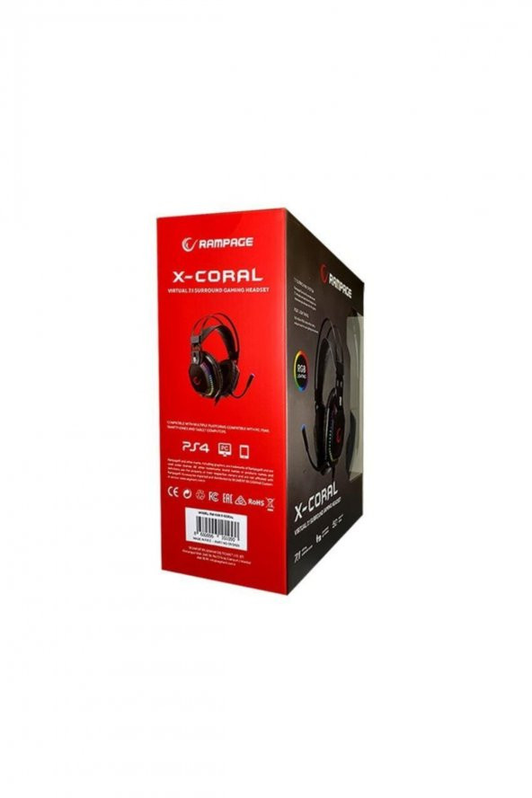 Rampage Rm-k48 X-coral Virtual 7.1 Surround Sound Oyuncu Kulaklığı - 3