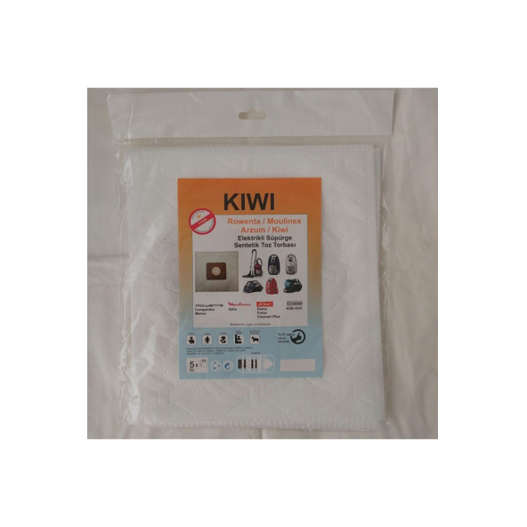Kiwii 20 Ad Kiwi Rowenta Moulinex Arzum Elektrikli Süpürge Toz Torbası - 2