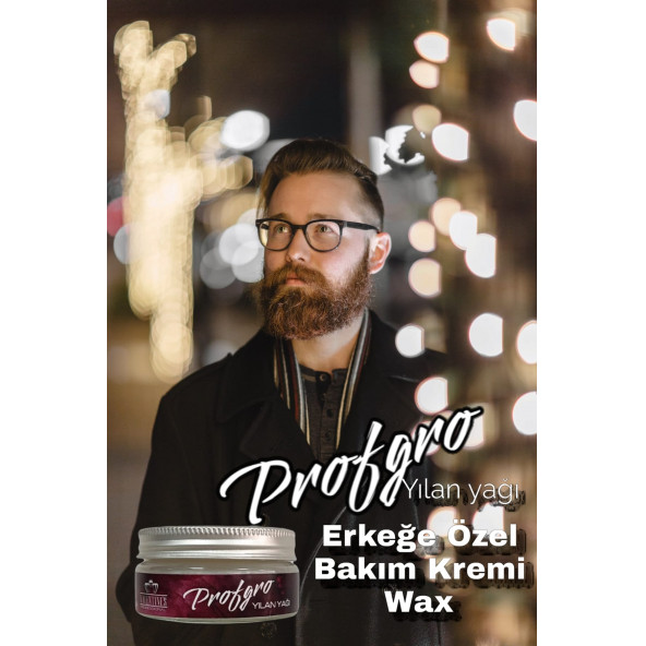 Erkeğe Özel Şekillendirici Saç Bakım Kremi Profgro Wax - 2
