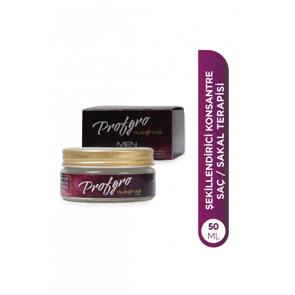 Erkeğe Özel Şekillendirici Saç Bakım Kremi Profgro Wax - 5