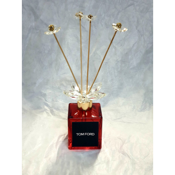 Tom Ford Decorative Room Fragrance Crystal Glass Bottle Home Decoration with Bamboo Stick