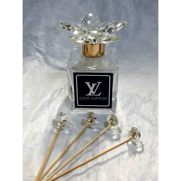 Louis Vuitton Decorative Room Fragrance Crystal Glass Bottle Home Decoration with Bamboo Stick