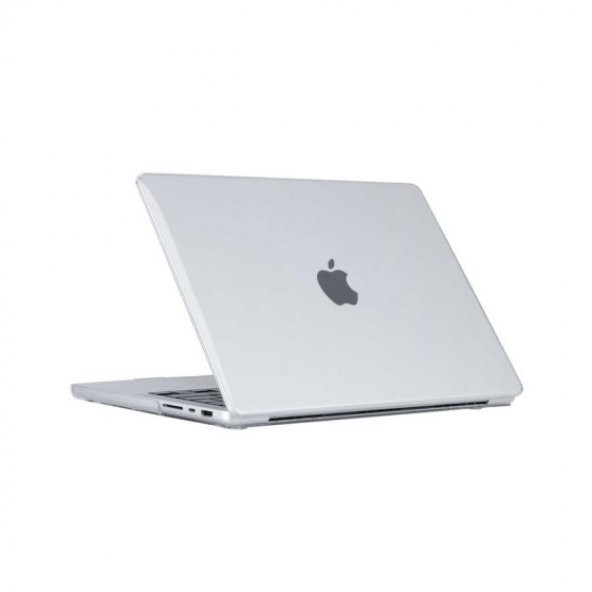 Apple Macbook 16.2 2021 A2485 ile Uyumlu Saydam Kristal Kapak