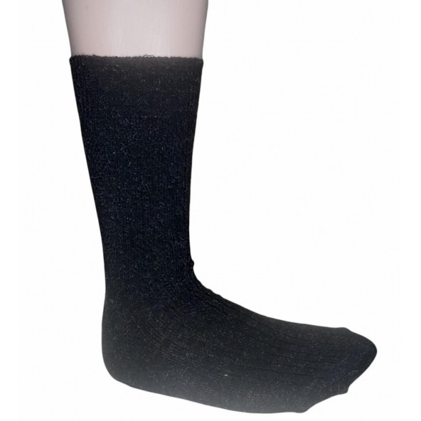 6 ADET ERKEK BÜYÜK NUMARA AYAĞI SIKMAYAN ÖZEL LASTİKLİ LAMBSWOOL ( KOYUN YÜNÜ ) TERMAL ÇORAP