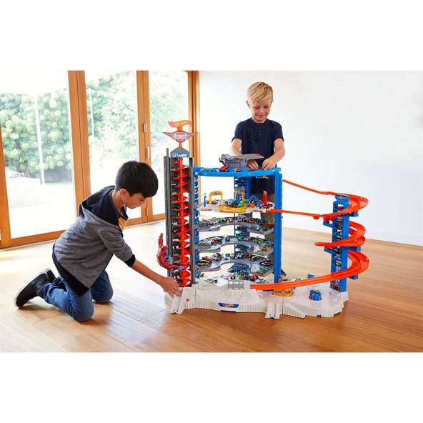 Hot Wheels Ultimate Mega Garaj Dev Kule En Büyük Boy Hot Wheels Mega Garaj Oyun Seti - 2