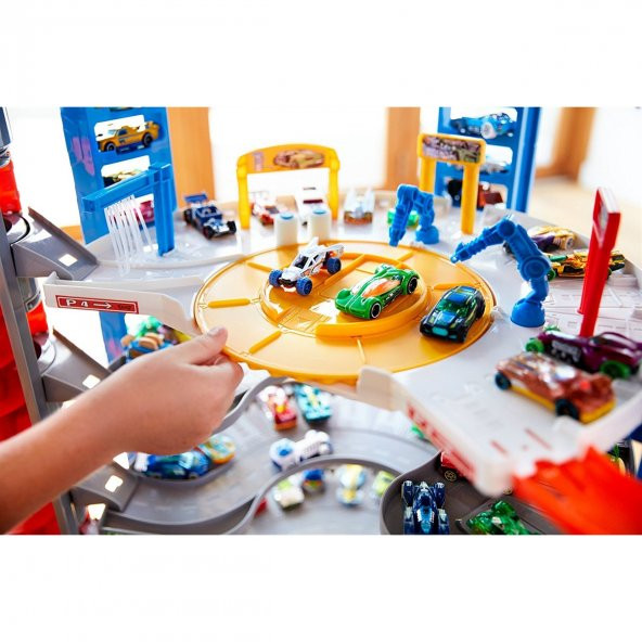 Hot Wheels Ultimate Mega Garaj Dev Kule En Büyük Boy Hot Wheels Mega Garaj Oyun Seti - 4