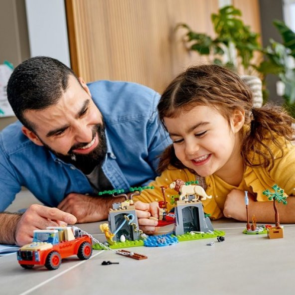 LEGO® City Vahşi Hayvan Kurtarma Jipi 60301 Yapım Seti Bir LEGO City Maceraları Çizgi Dizi Karakteri Içerir (157 Parça) - Resim 2