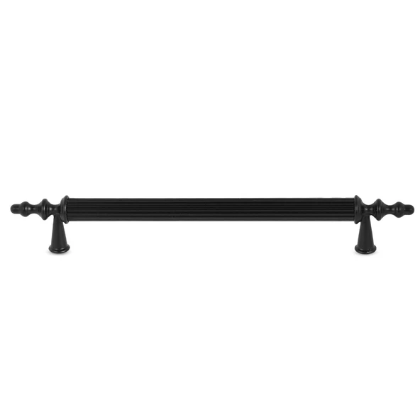 10 Adet Ovacık Mobilya Mutfak Dolap Çekmece Dolabı Kapak Metal Siyah Kulpu Kulbu Kulpları 128 Mm - 5