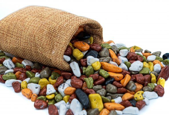 Dadak Lokum ve Kuruyemiş Çakıl Taşı Draje 2Kg - 3