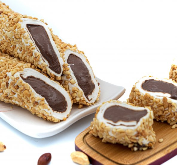 Dadak Lokum ve Kuruyemiş Pirinç Fıstık Kaplamalı Çikolata Dolgulu Lokum 1Kg - 2