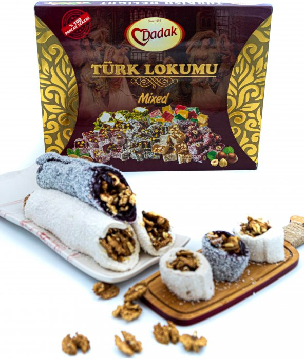 Dadak Lokum ve Kuruyemiş Cevizli Sarma Lokum 1Kg - 3