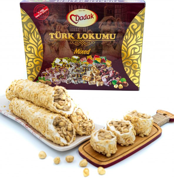 Dadak Lokum ve Kuruyemiş Fındıklı Atom Lokum 1Kg - 3