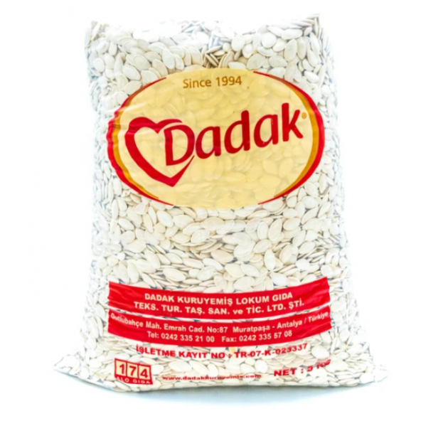 Dadak Lokum ve Kuruyemiş Tuzsuz Kabak Çekirdeği 5 Kg