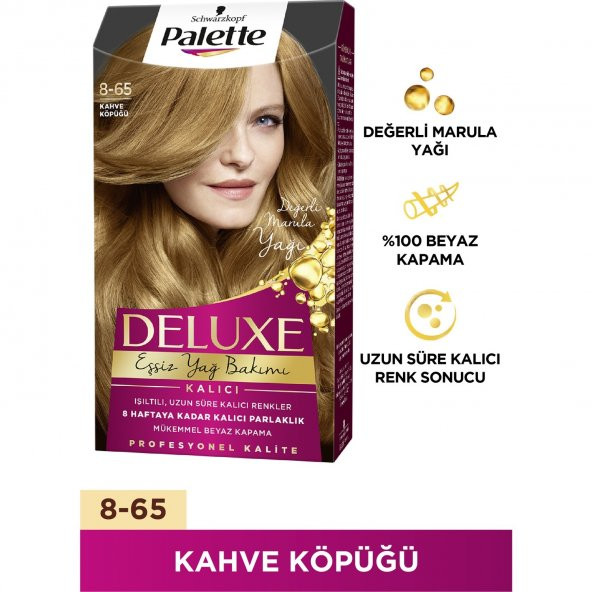 Palette Deluxe 8-65 Kahve Köpüğü Saç Boyası P925S5083