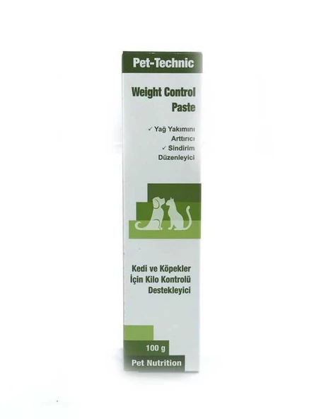 Pet-Technic Weight Control Paste Kedi Köpek Kilo Kontrolü Destekleyici 100 Gr.